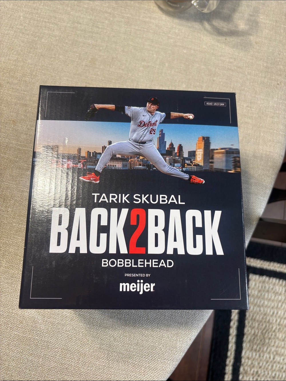 Tarik Skubal Back2Back Bobblehead - Meijer Edition (Black)